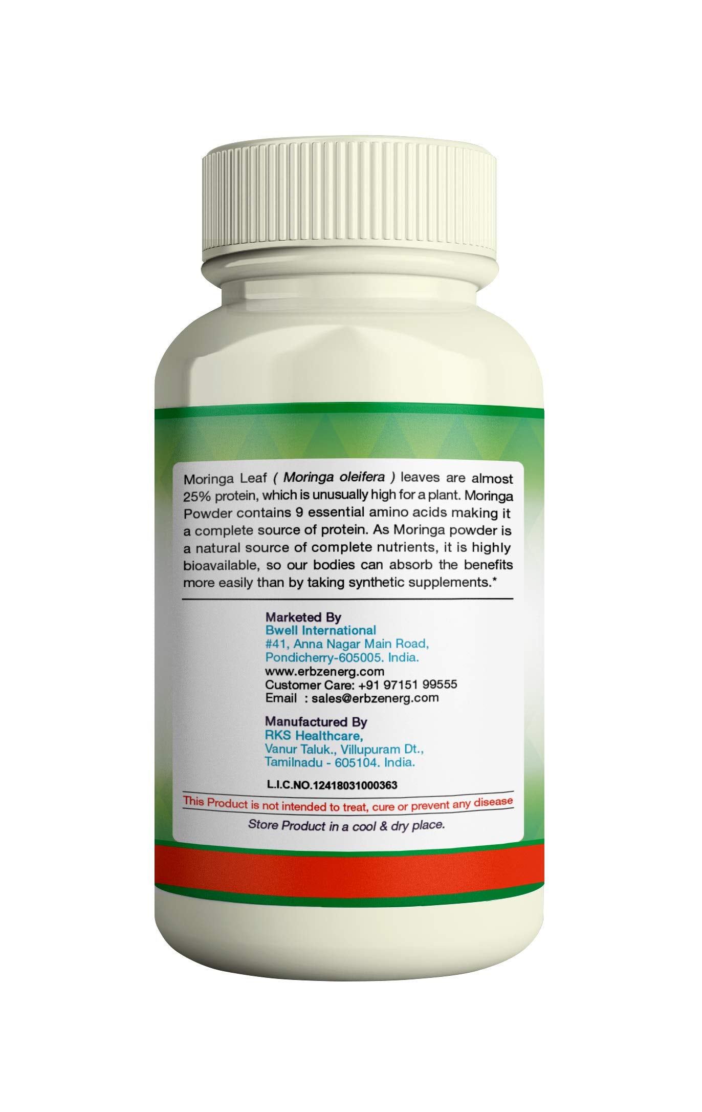 ERBZENERG®Moringa- 60 Capsules