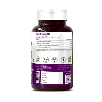 Bliss Welness Brain Booster,Brahmi Shankpushpi Ginkgo Biloba & Piperine- image 8