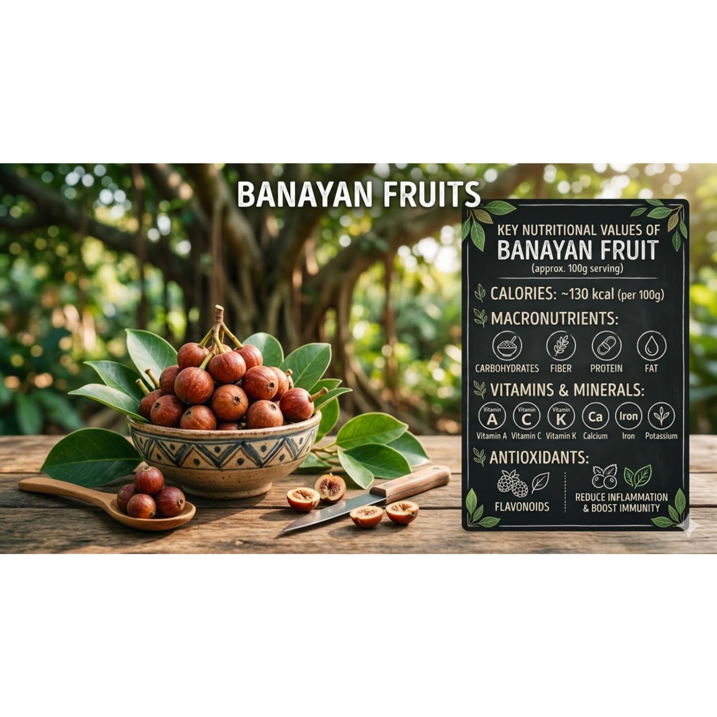 Shreeji 214 Bargad fal powder (Banyan fruit powder) | Aalam Pazham Bargad | Indian Fig Herbal Supplement for Digestion Support, Daily Wellness & Natural Health Care Use (900 Gram)