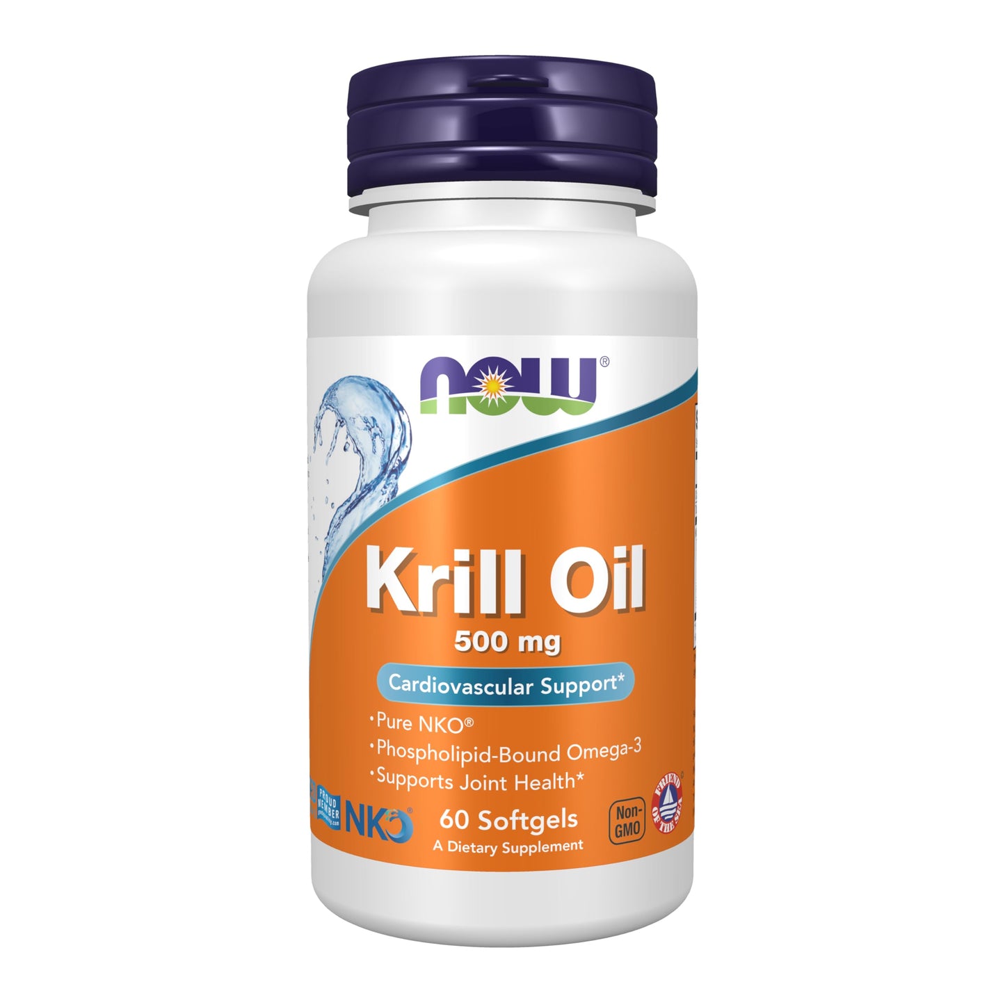 Now Foods Neptune Krill Oil 500mg Soft-gels, 60-Count