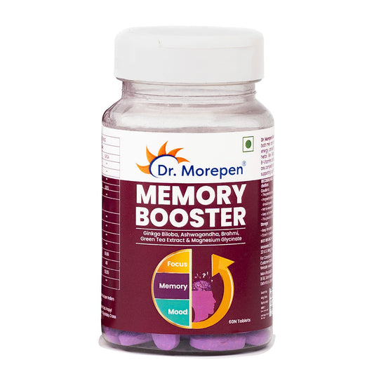 DR. MOREPEN Memory, Focus & Mood Tablets Enriched With GABA, Ashwagandha, Chamom