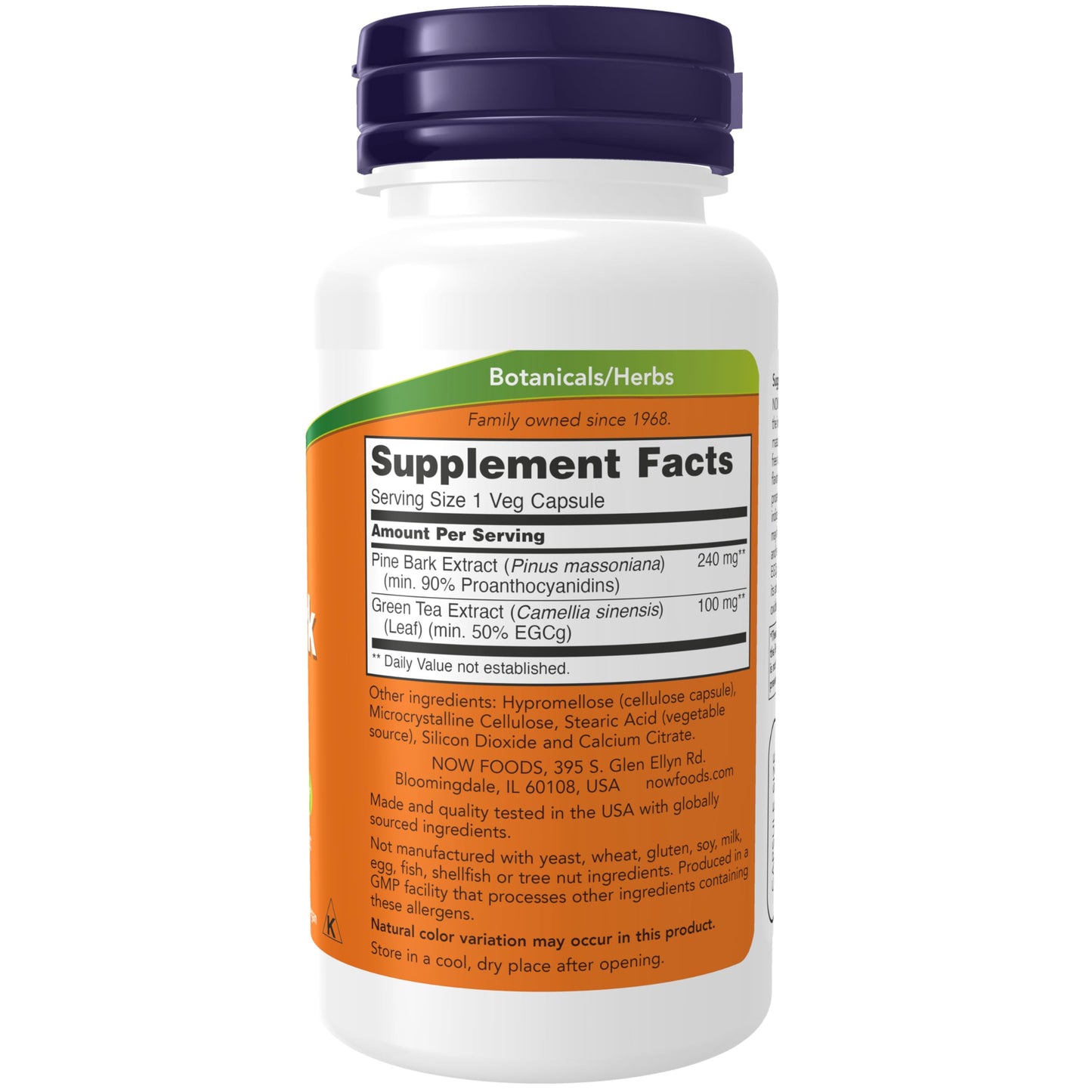 Now Foods, Pine Bark Extract, 90 Veggie Caps- image 7