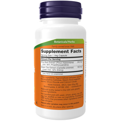 Now Foods, Pine Bark Extract, 90 Veggie Caps- image 7