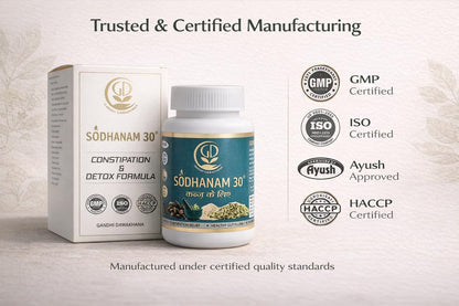 SODHANAM 30 Ayurvedic Gut Health Powder | Digestive Support, Natural Detox, Bloating Relief & Bowel Wellness | Herbal Formula