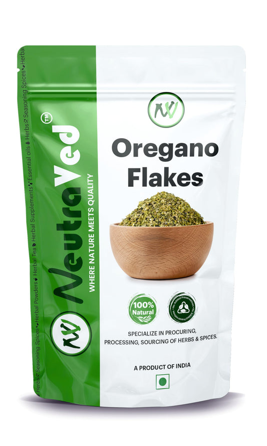 NeutraVed Oregano Leaves | Pure leaves for Home Made Seasoning | Flakes/Dry Oregano Leaves For Seasonings, Pizza, Pasta 200g