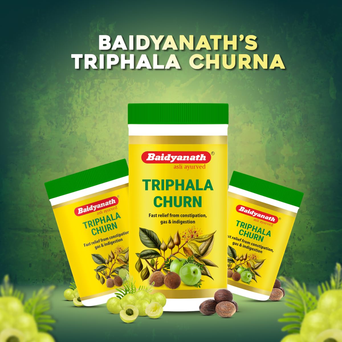 Baidyanath Triphala Churn - 240 g (Pack of 2)