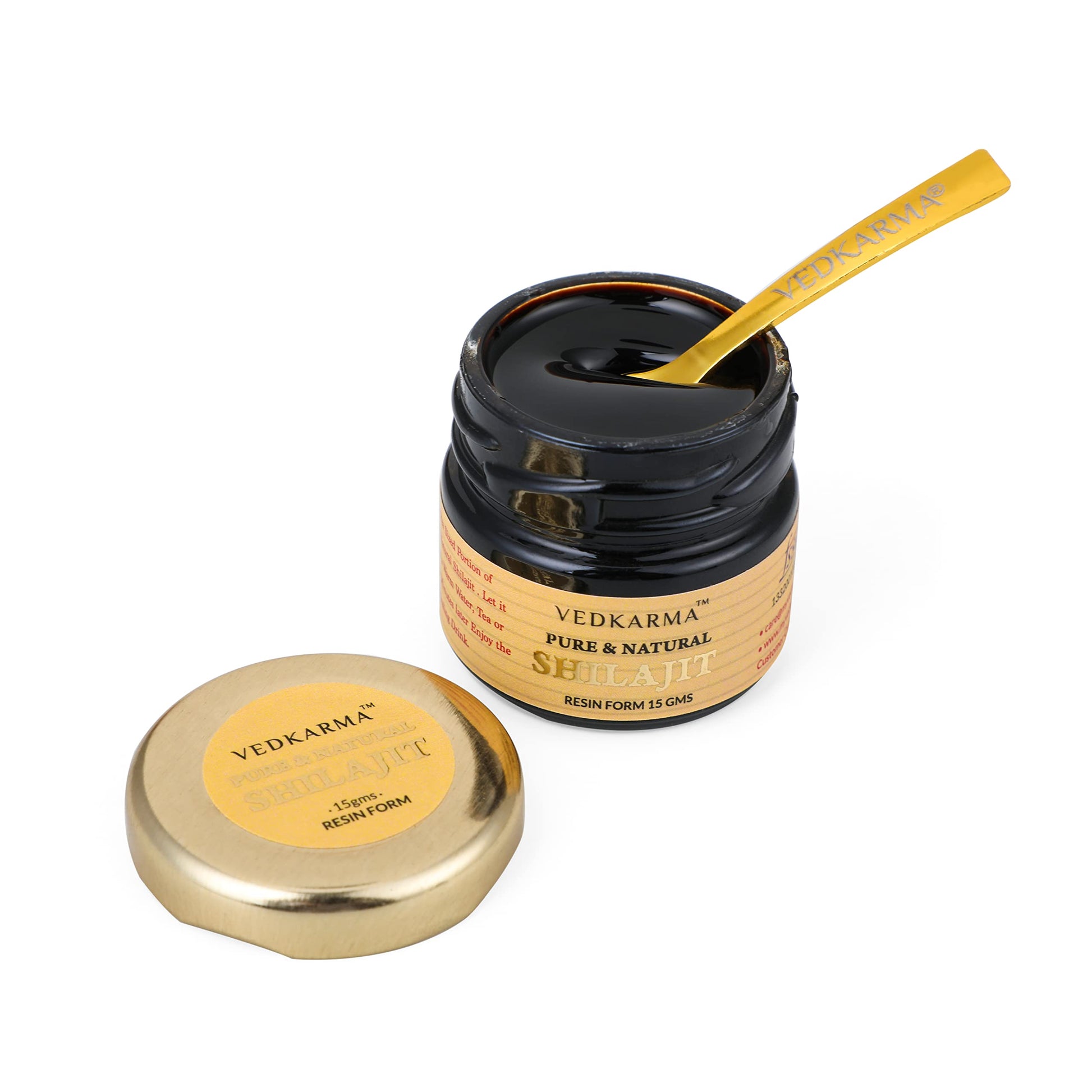 VEDKARMA Himalayan Shilajit Resin Form Pack Of 1 (15 Gm)