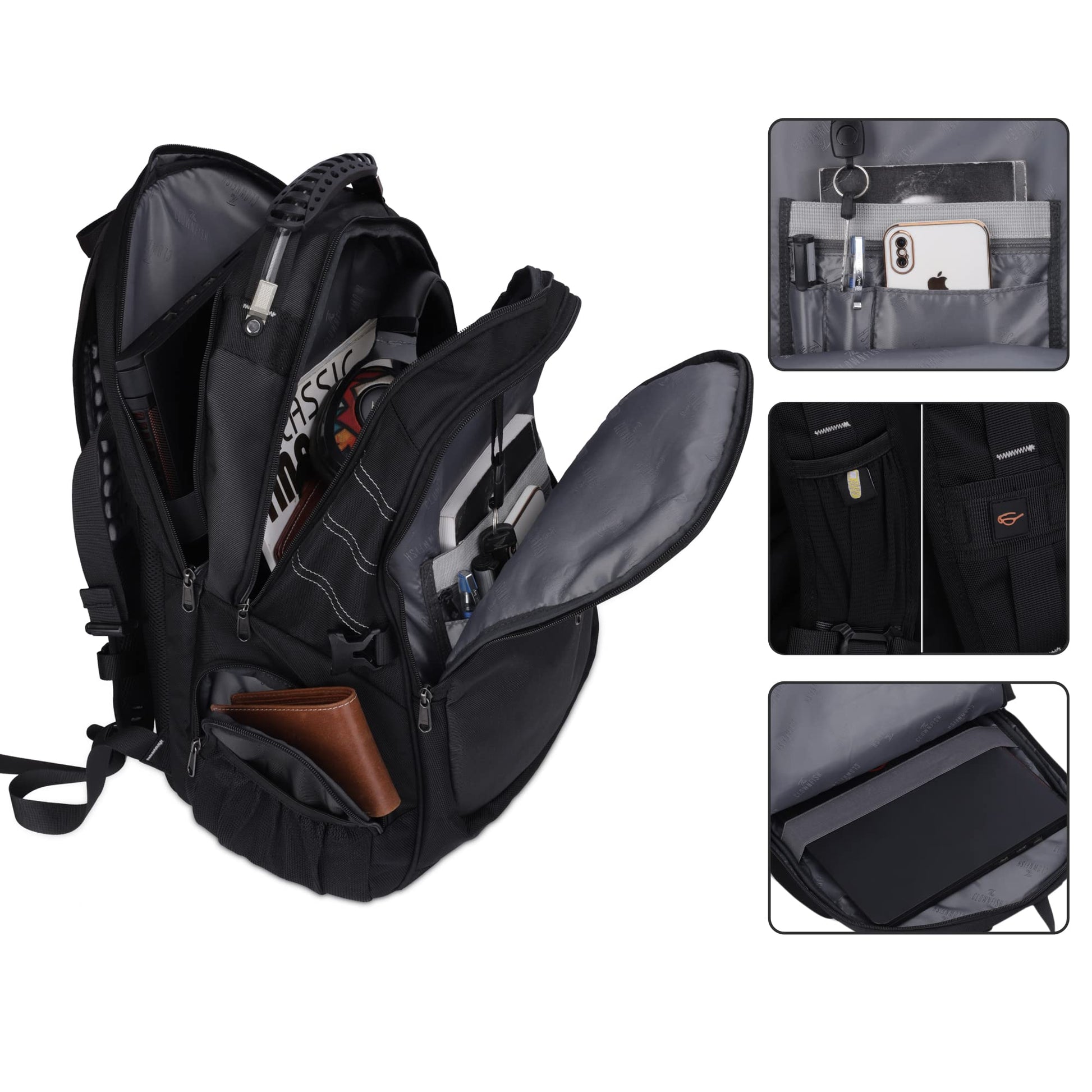 The Clownfish YESO Large Capacity Multifunction Business Casual Compute- image 4