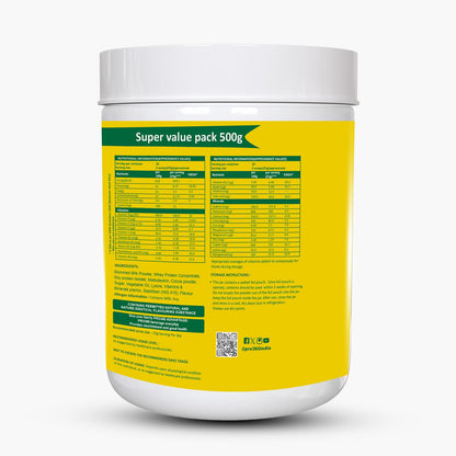 Pro360 WeightGainer Pro for Women & Men 500g | Calorie Rich Supplement with Triple Protein Source & 25 Nutrients for Healthy Weight Gain | Muscle Gainer Protein Powder | Chocolate Flavour