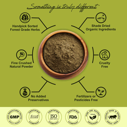 IYUSH Herbal Ayurvedic Karela Jamun Neem Powder with Gudmar, Vijaysar,- image 2