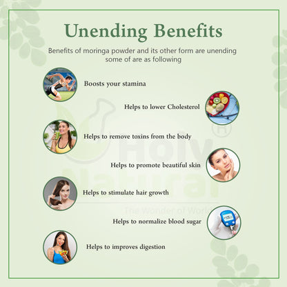 Holy Natural - The Wonder of World Organic Moringa Tablet 300 Tablet |- image 2