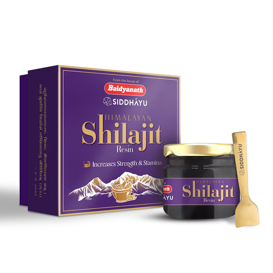 Baidyanath Asli Ayurved Himalayan Shilajit/Shilajeet Resin 20gm - 100% Ayurvedic | Performance Booster For Endurance and Stamina