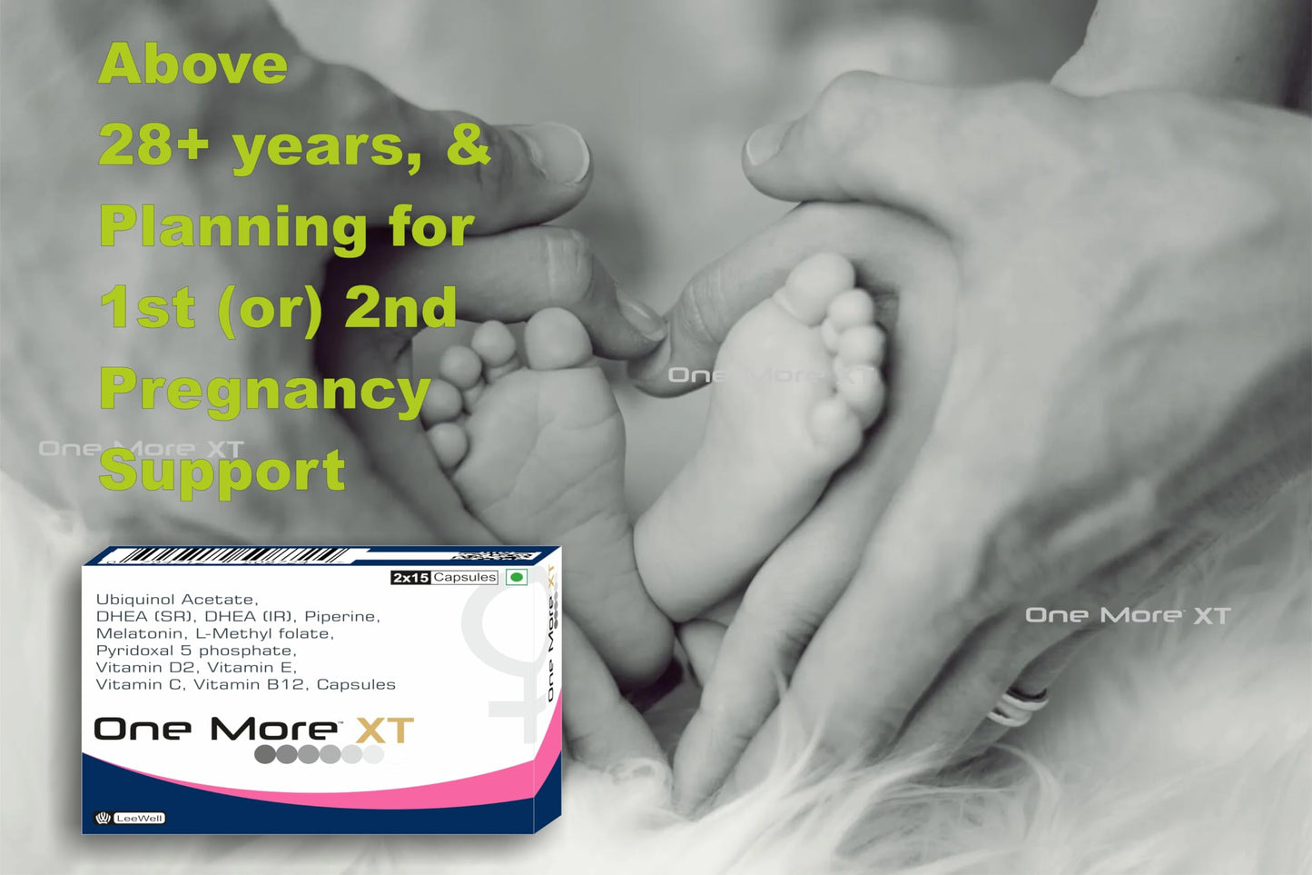 One More XT Sustained Release DHEA 75mg | Dehydroepiandrosterone 75mg (25mg IR+50mg SR) | Ubiquinol Acetate (Coenzyme Q10), Melatonin, L methyl folate, Vitamin E, C, D2, B12, B6, Piperine for men & women -30 Capsules