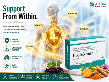 ALLDAY PHARMA Protekmune Tablets – (10 Tablets) – Men & Women