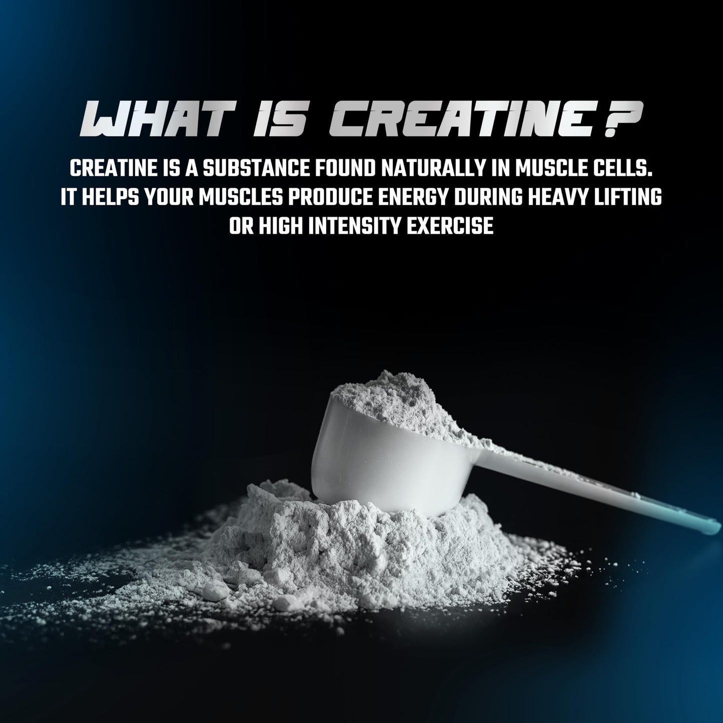 Blubein Micronised Creatine Monohydrate for Men & Women | Supports Lean Muscle Growth, Faster Recovery & Cognition | Unflavoured | 100g, Pack of 1