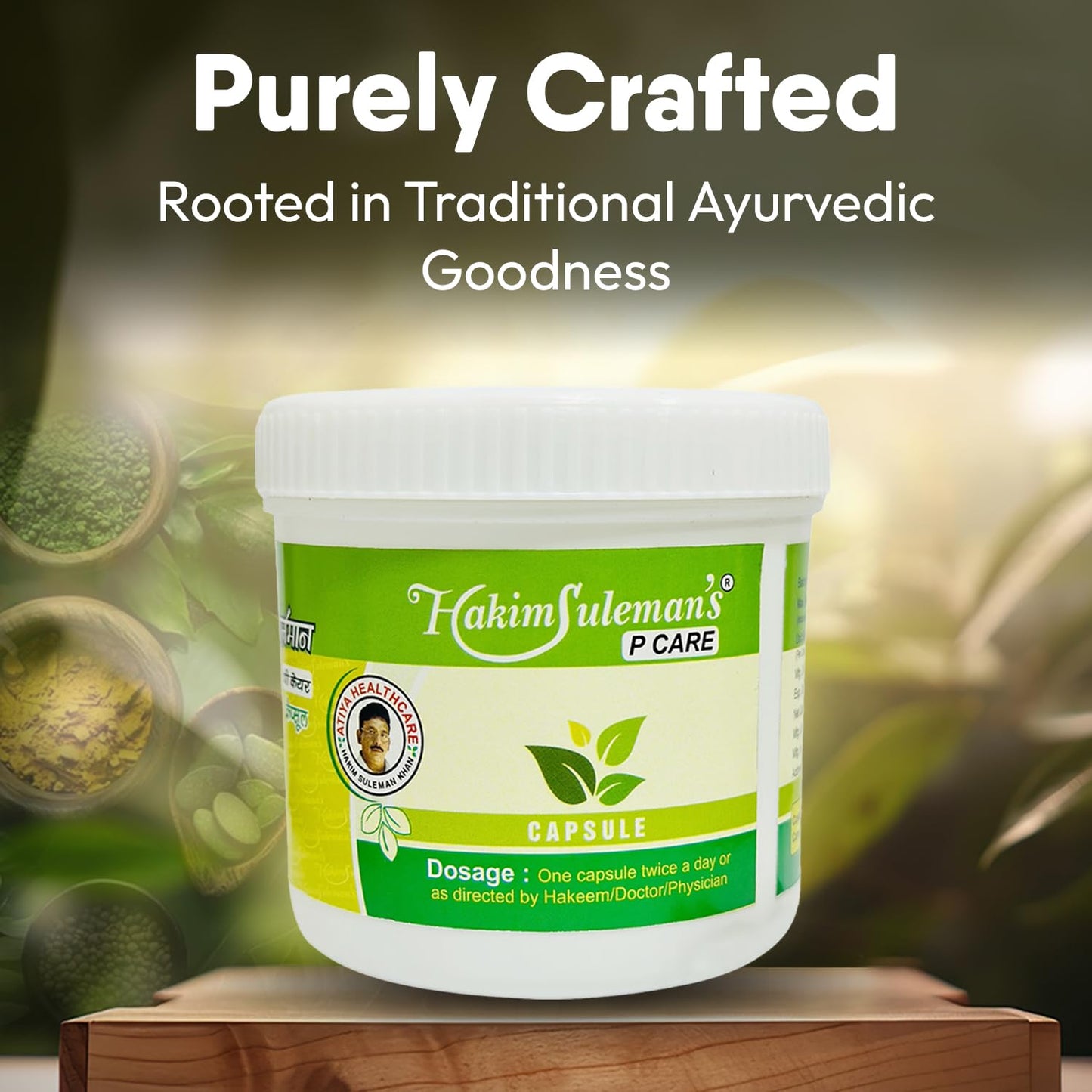 Hakim Suleman's P Care Capsules – Natural Health Supplement, 60 Capsules