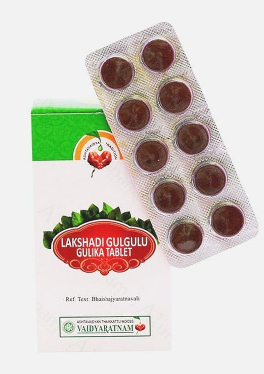 Vaidyaratnam Lakshadi Gulgulu Gulika 100 Tablet An Ayurvedic product