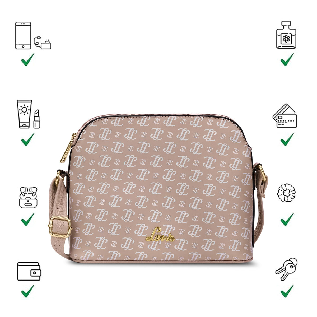 Lavie Women's Marma Crossbody Sling Bag | Ladies Purse Handbag | Gift for Women