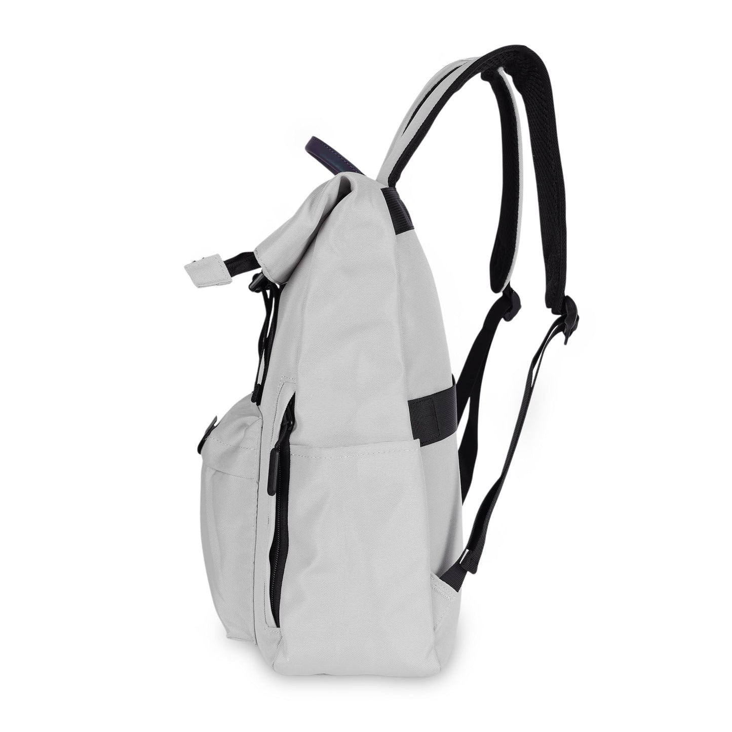 VOYAGER PARIS Vanguard Roll Top Laptop Backpack | Premium Polyester Fab- image 6