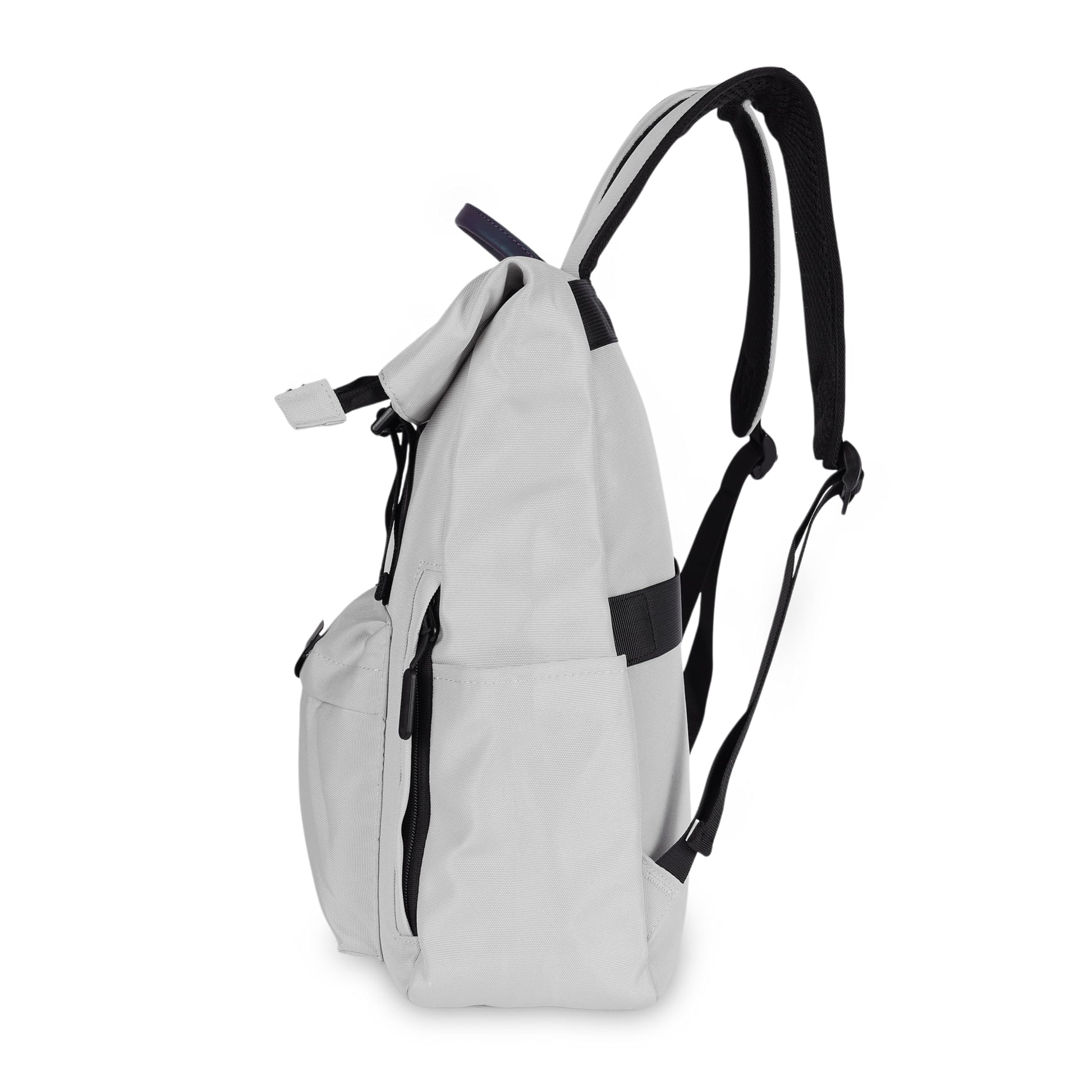 VOYAGER PARIS Vanguard Roll Top Laptop Backpack | Premium Polyester Fab- image 6