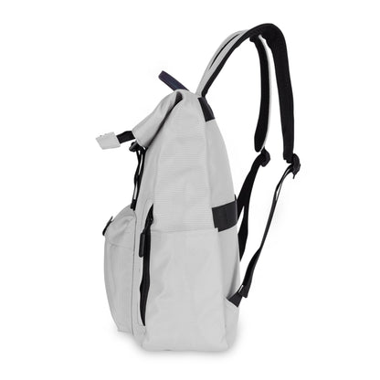 VOYAGER PARIS Vanguard Roll Top Laptop Backpack | Premium Polyester Fab- image 6