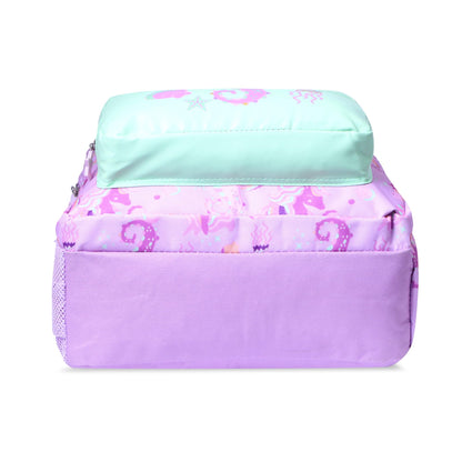 HAMSTER LONDON Twinkle Horn Unicorn Backpack Jumbo –15.9L Spacious Purple Backpack| Durable PU Material, Water-Resistant | 3 Zipped Compartments & Padded Straps(L12cm x W5cm x H17cm)