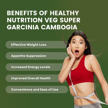 Healthy Nutrition - Just for the Health of it Veg Super Garcinia Cambog- image 4