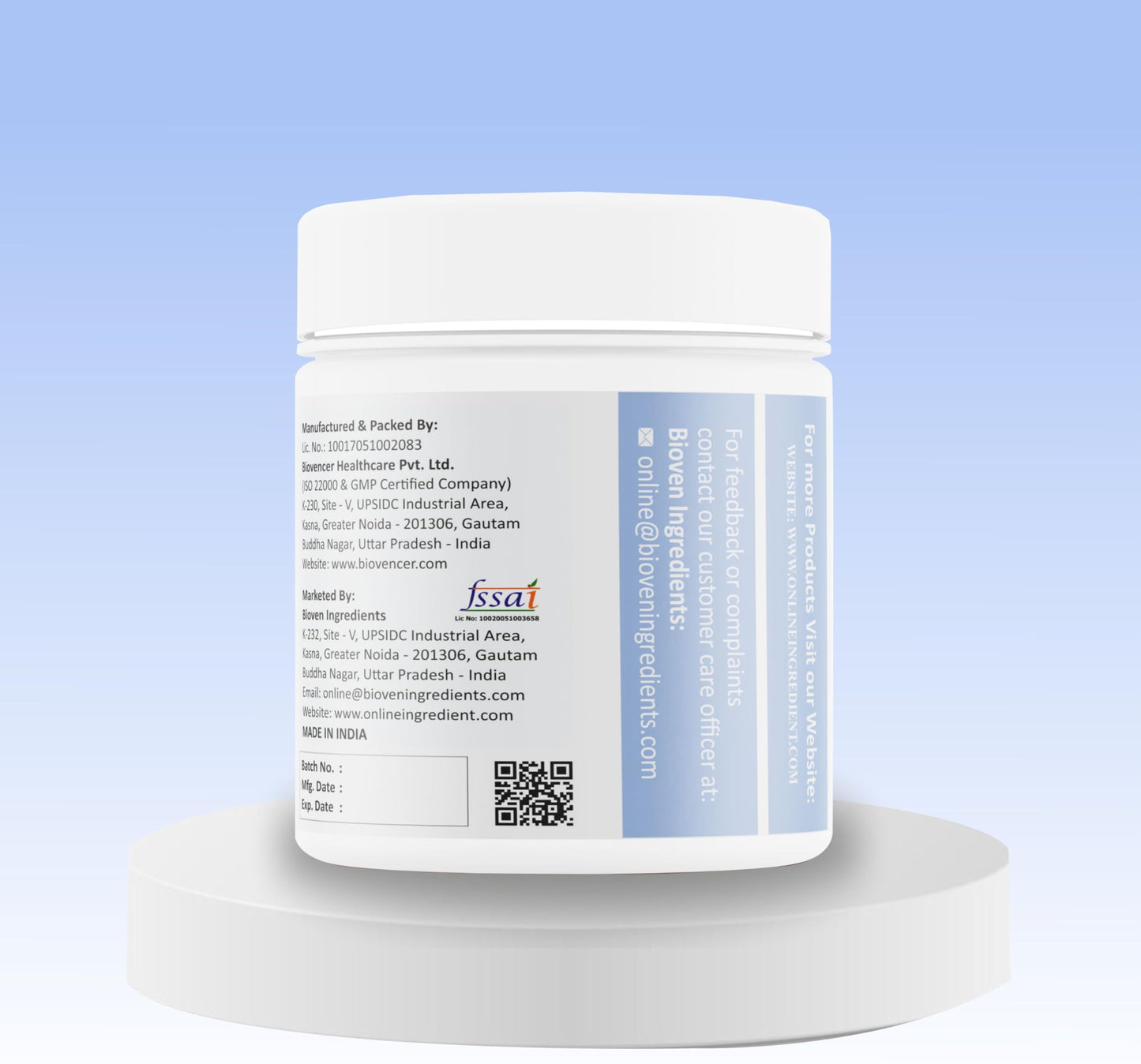 Bioven Ingredients Potassium Magnesium Citrate – 125g
