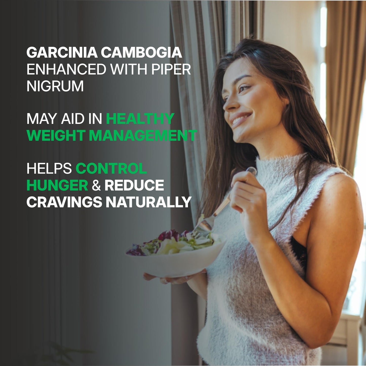 Hara Hachi World's No. 1 Garcinia Cambogia 3000mg 60% HCA & 6mg Piperine Per Serving | Weight Loss Supplement For Men & Women | Unwanted Appetite Suppressant - 60 Veg Capules | Pack of 1