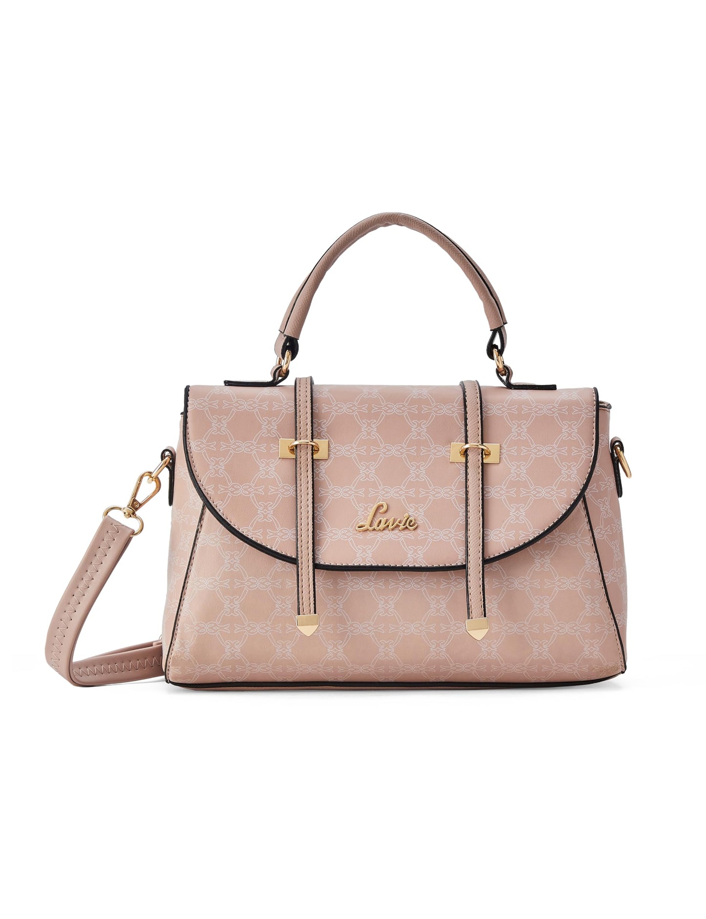 Lavie Women's Beech Flap Satchel Bag | Satchel Handbag for Work | Ladies Purse | Stylish Shoulder Bag | Gift for Women | Rakhi Gift for Sister