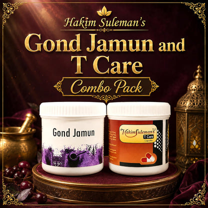 Hakim Suleman's Gond Jamun and R Care Combo Pack | Herbal Wellness Essentials | Daily Lifestyle Duo