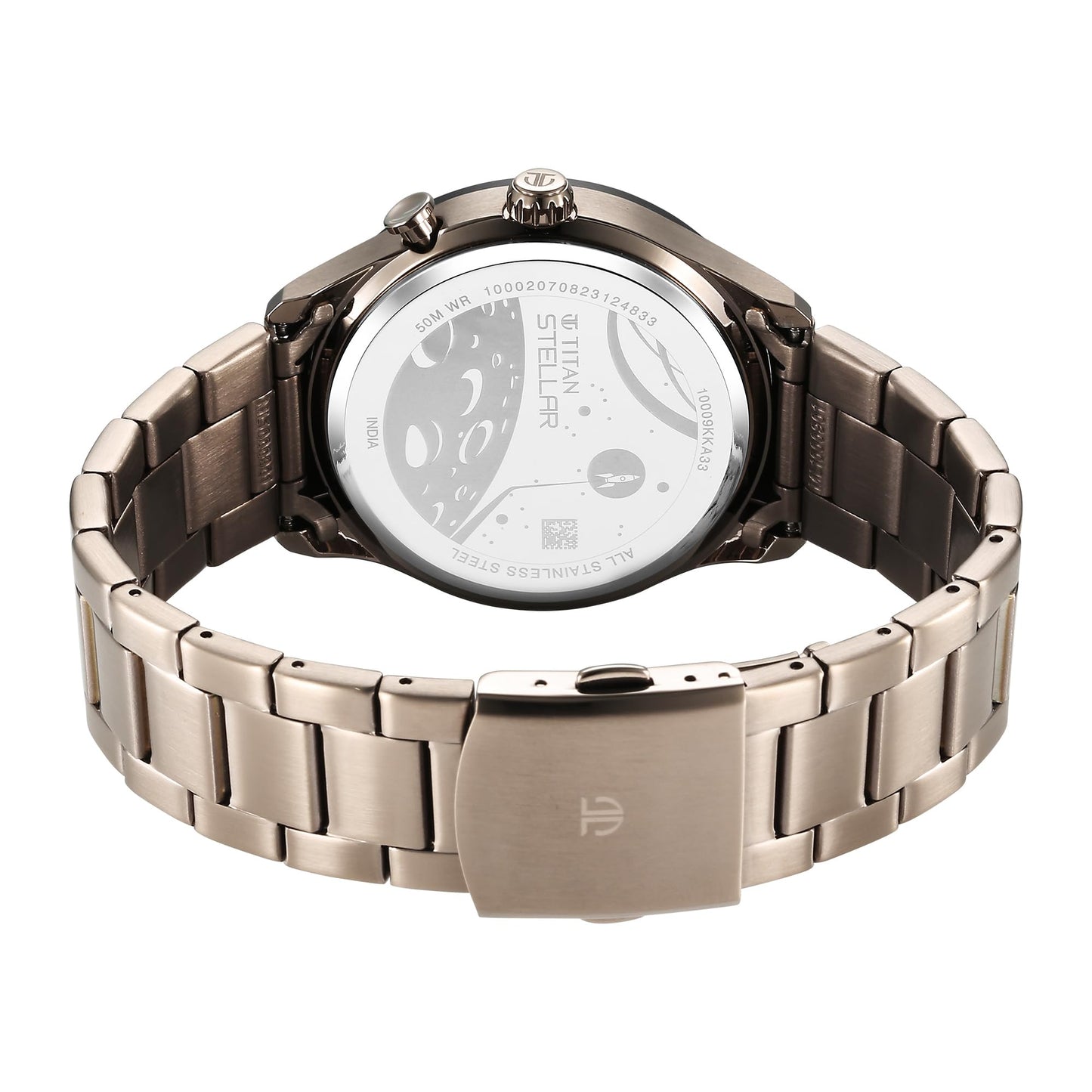 Titan Regalia Stellar Quartz Multifunction Brown Dial Stainless Steel S- image 6