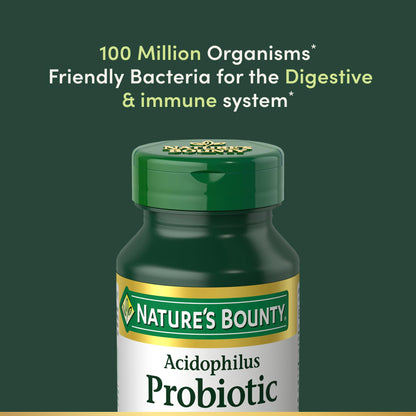 Nature's Bounty Acidophilus Probiotic, Pack of 120 Tablets