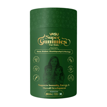 Vasu Swarna Naari Women Wellness Drops 50ml + Super Gummies 60 Combo | Family Daily Wellness Support Pack