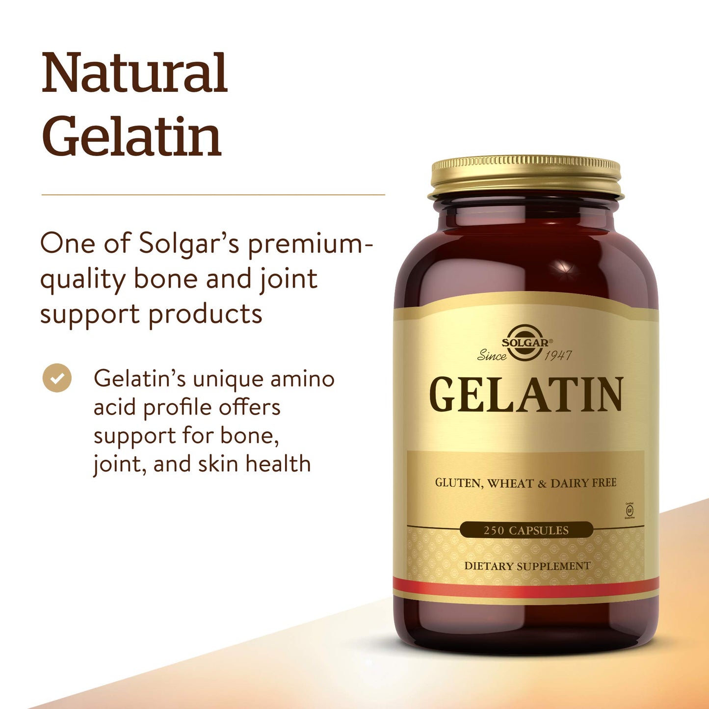 Solgar Gelatin Capsules with Calcium Carbonate, 250 Count- image 5