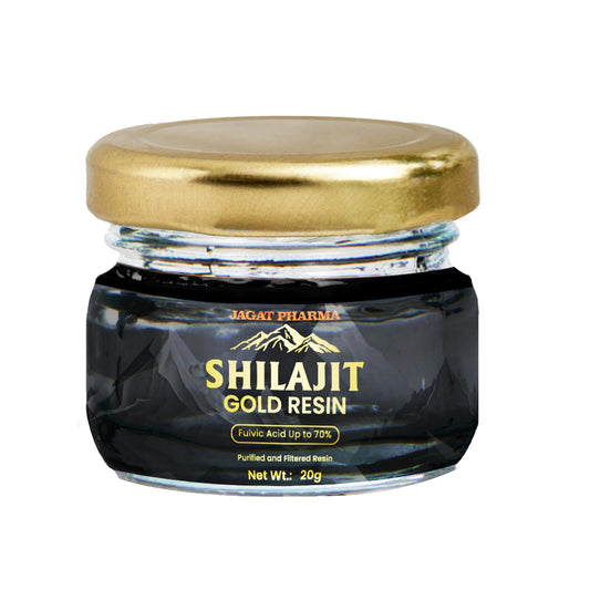 Jagat Pharma Himalayan Shilajit/Shilajeet Resin 20g