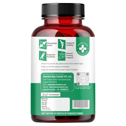 Raskam Joints - 100 Capsules Cartilage Joint and Bone Health