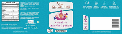Vitamin-C Superfood Powder Herbal Supplements For Personal Health Care Improvement Boosts Immunity & Skin Health | Antioxidant Support For Men & Women