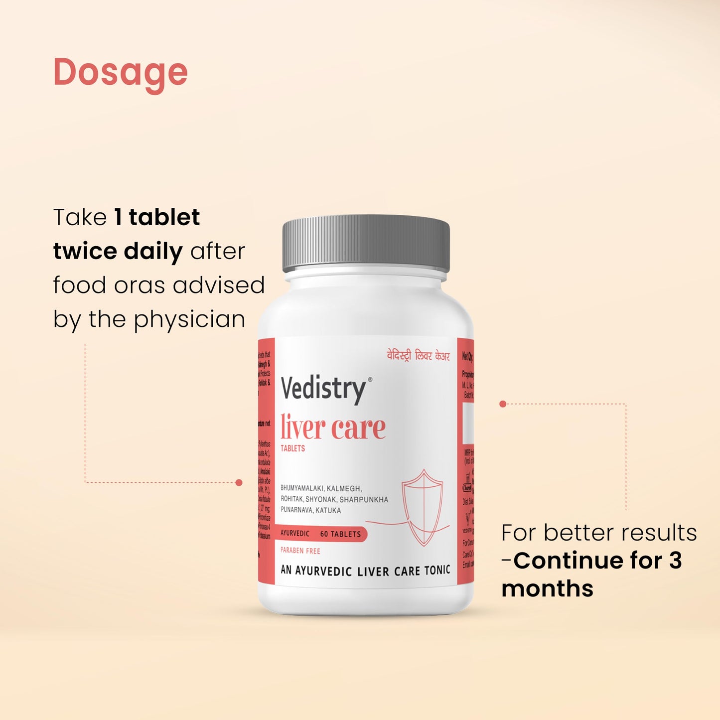 Vedistry Livercare Tablets | Ayurvedic Liver Detox Supplement for Fatty- image 5