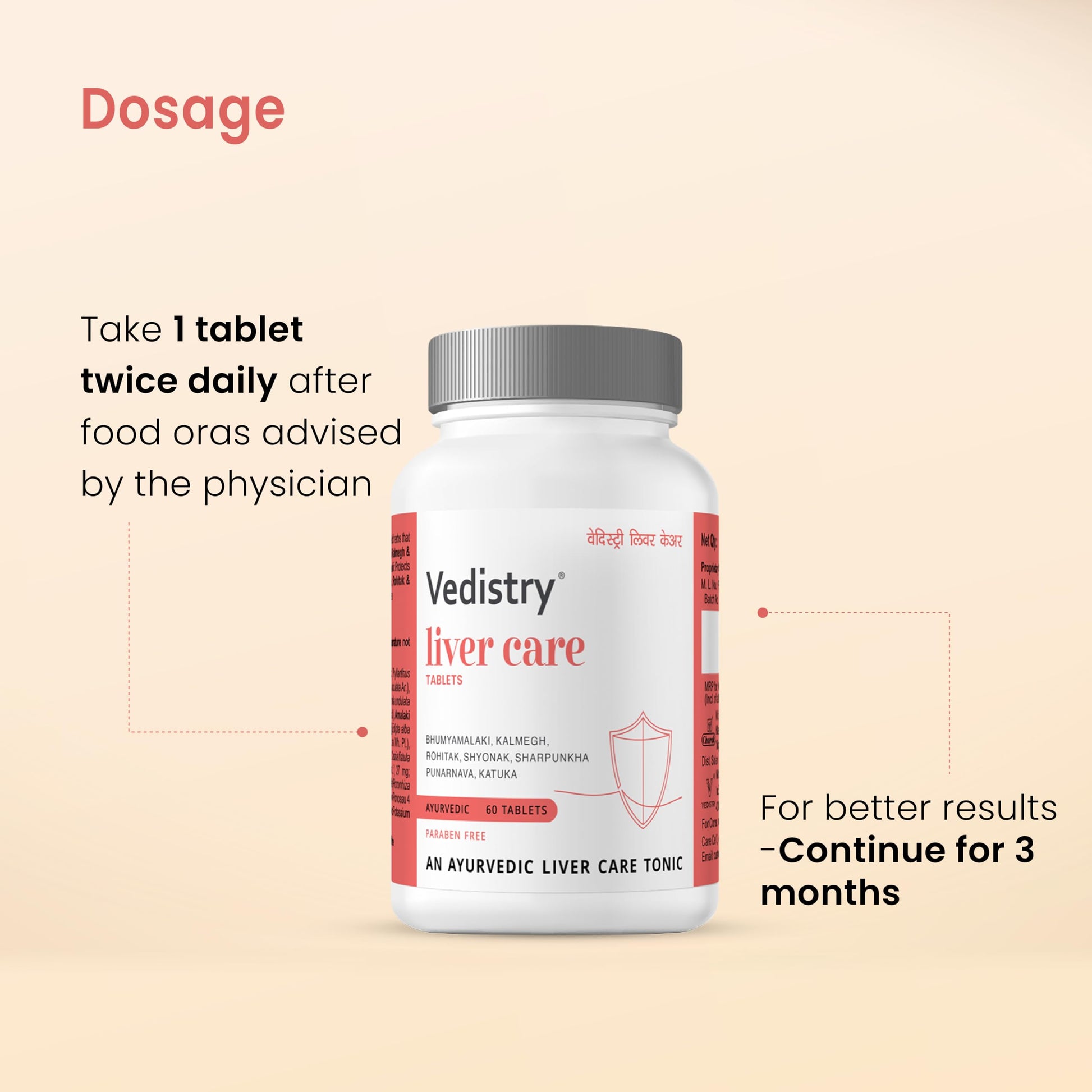 Vedistry Livercare Tablets | Ayurvedic Liver Detox Supplement for Fatty- image 5