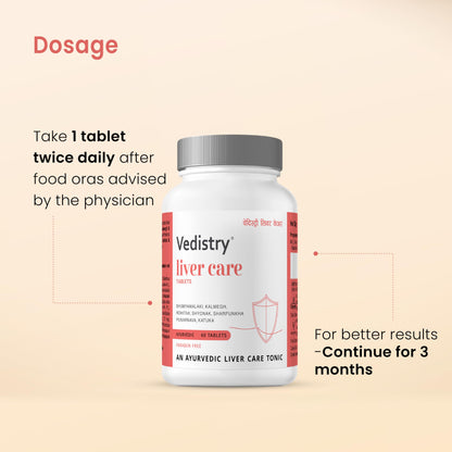Vedistry Livercare Tablets | Ayurvedic Liver Detox Supplement for Fatty- image 5