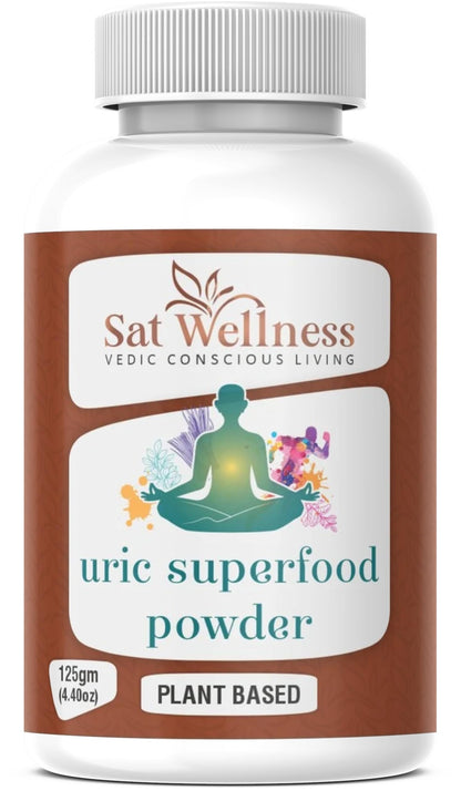 Sat Wellness Uric Superfood Powder Herbal Supplements for Personal Health Care