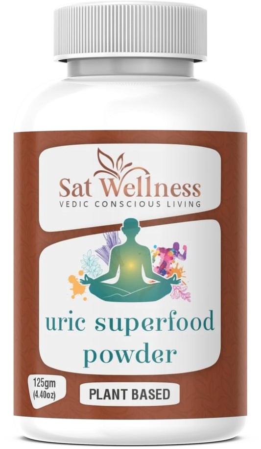 Sat Wellness Uric Superfood Powder Herbal Supplements for Personal Health Care
