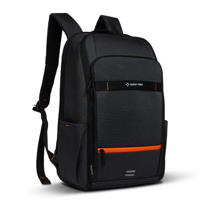 Nasher Miles Brooklyn Backpack Fits 15.6 Inch Laptop, 30L Capacity Premium Durable Polyester Grey Unisex Multipurpose Laptop Backpack | Ideal for Office, Travel, Overnighter