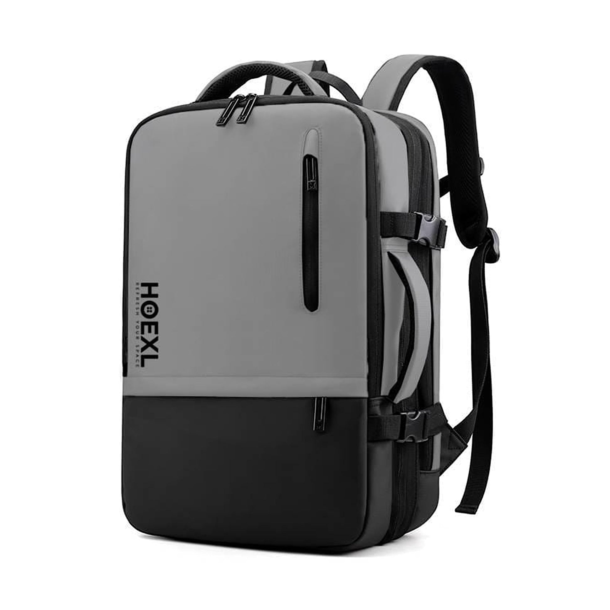 HOEXL 42L Expandable Laptop Backpack- Premium Laptop Backpacks for Men, Women fo