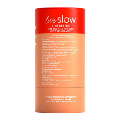 Wellbeing Nutrition Slow Liver Detox supplement with Pure Milk Thistle (80% Silymarin), Arjuna, Berberis, Detox & Digestive Enzymes| Supports Liver Health, Natural Detoxification | 60 Veg Capsules