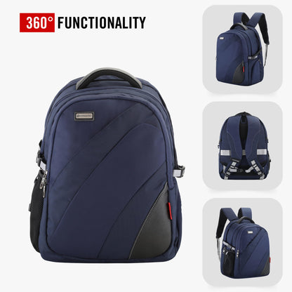 HARISSONS Fortuner 28L Laptop Backpack for Men & Women (Navy) | Lightwe- image 7