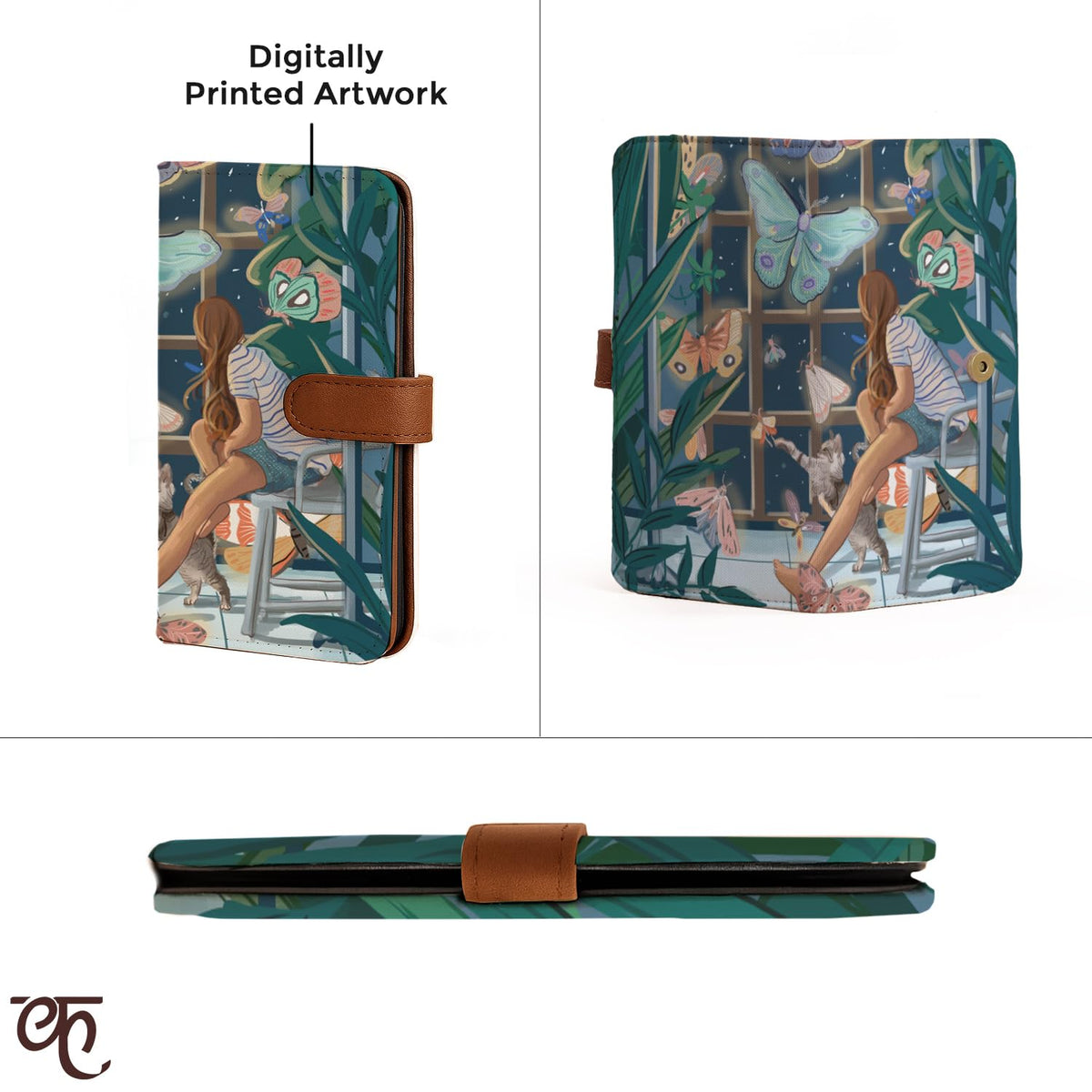 Kalankit Small Wallet for Woman | Mini Bi-Fold Purse for Women, Stylish Card Holder, Compact Pocket, Cute Money Purse for Girls | Ladies Zip Wallet for Women | Gift for Teenage Girls