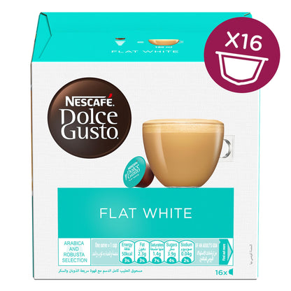 Nestle Nescafe Dolce Gusto Flat White Coffee Capsules 187.2 g