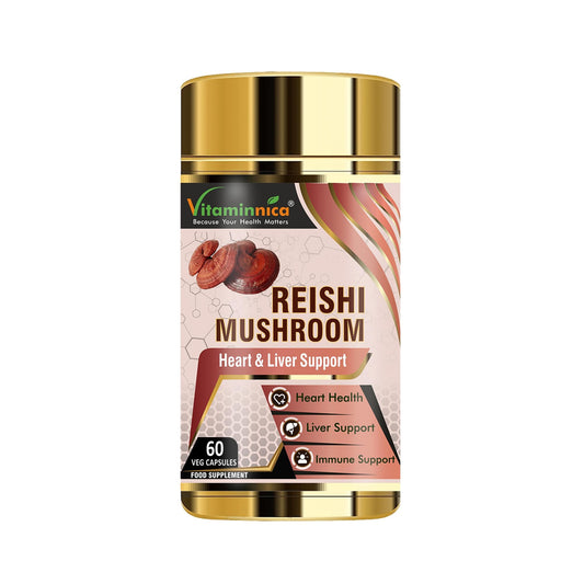 Vitaminnica Reishi Mushroom 60 Vegan Capsules Nootropics – 500mg